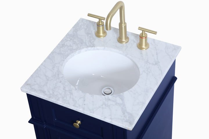 Elegant Lighting - VF12518BL - Single Bathroom Vanity - Park Avenue - blue