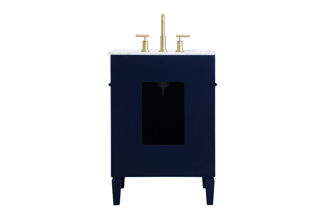 Elegant Lighting - VF12524BL - Single Bathroom Vanity - Park Avenue - blue