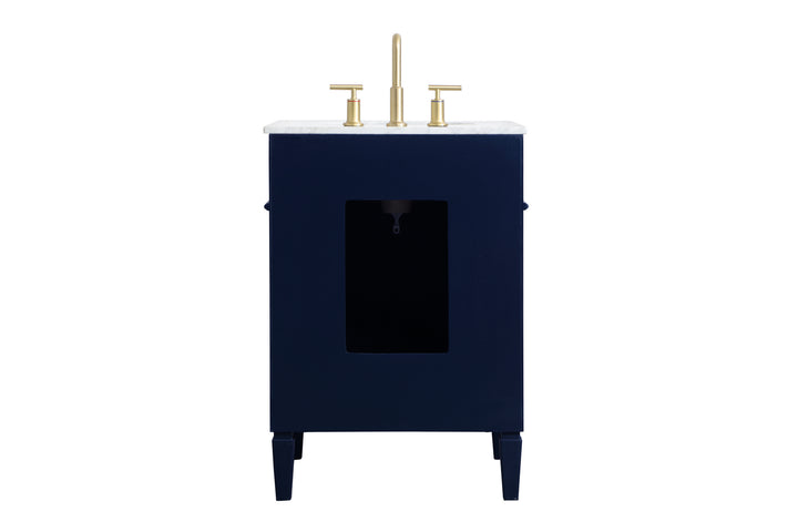 Elegant Lighting - VF12524BL - Single Bathroom Vanity - Park Avenue - blue