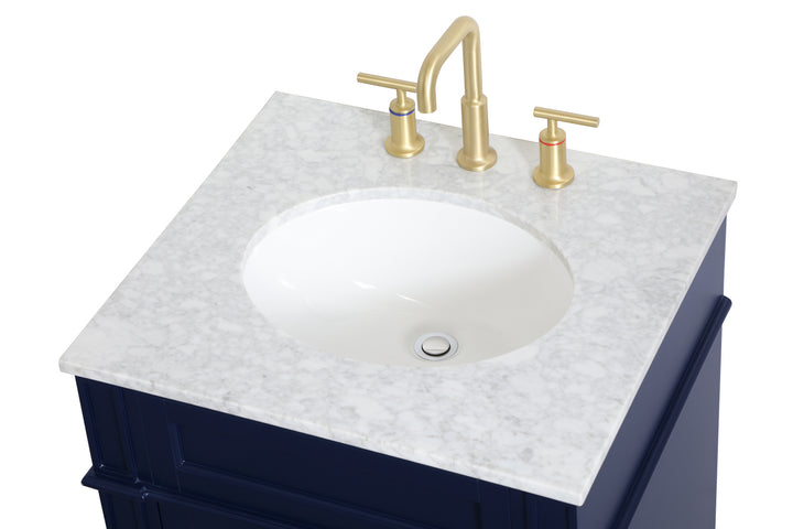Elegant Lighting - VF12524BL - Single Bathroom Vanity - Park Avenue - blue