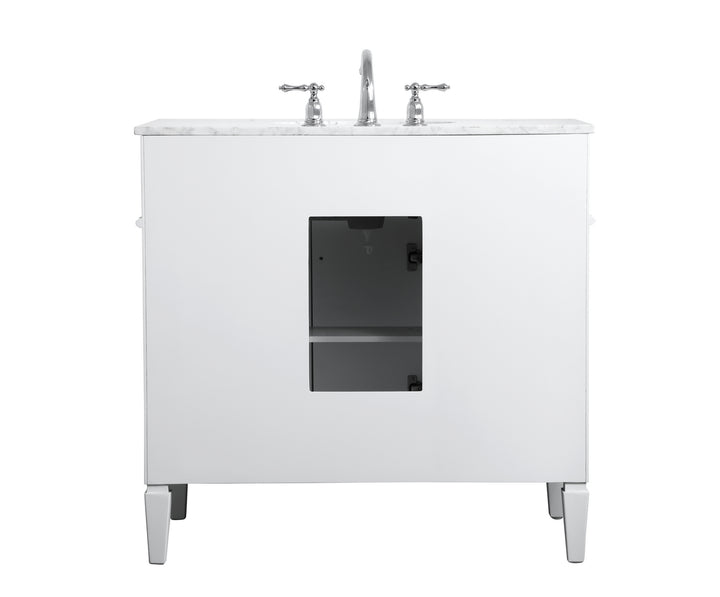 Elegant Lighting - VF12536WH - Single Bathroom Vanity - Williams - White