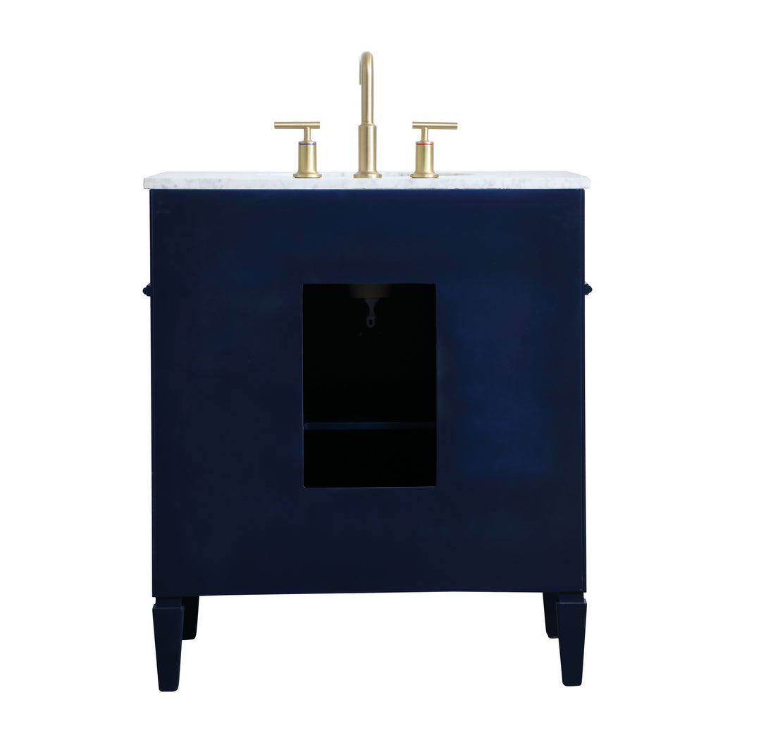 Elegant Lighting - VF12530BL - Single Bathroom Vanity - Park Avenue - blue