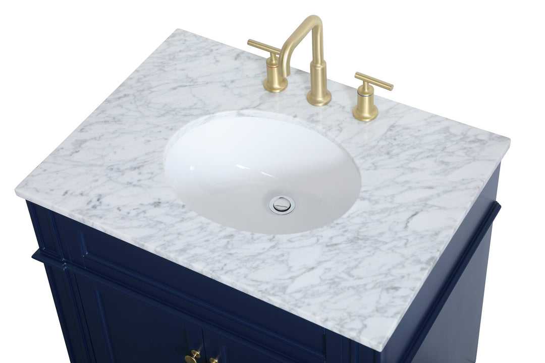 Elegant Lighting - VF12530BL - Single Bathroom Vanity - Park Avenue - blue