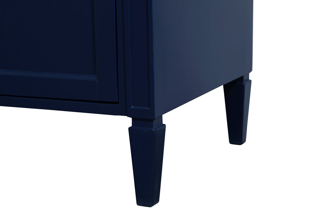 Elegant Lighting - VF12530BL - Single Bathroom Vanity - Park Avenue - blue