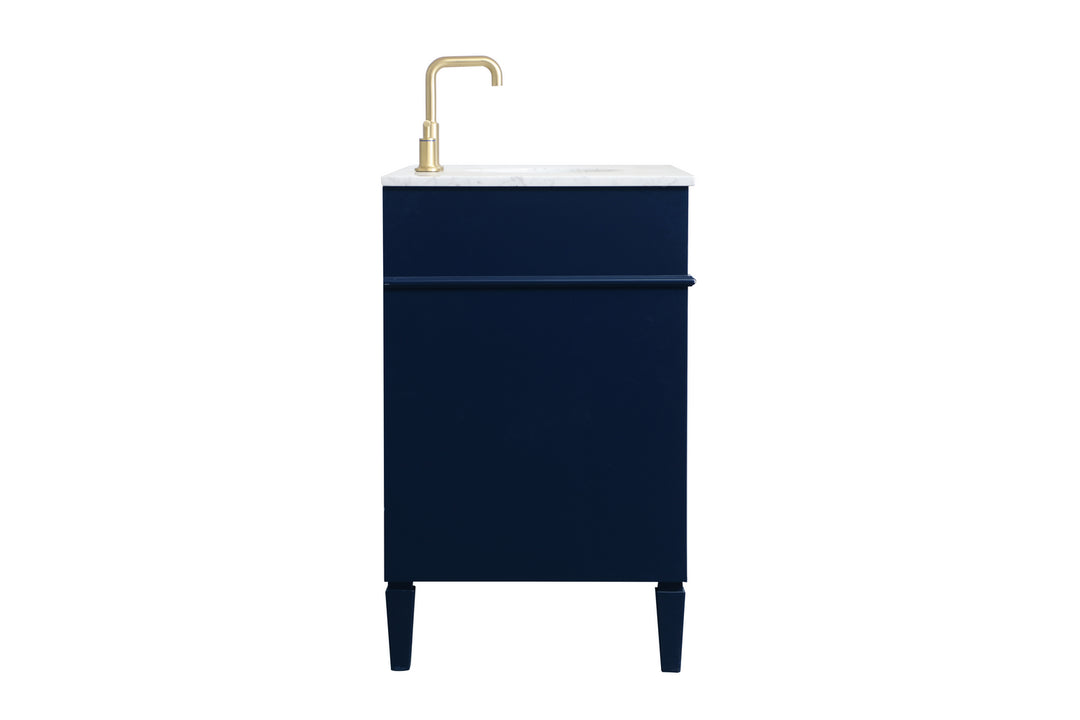 Elegant Lighting - VF12540BL - Single Bathroom Vanity - Park Avenue - blue