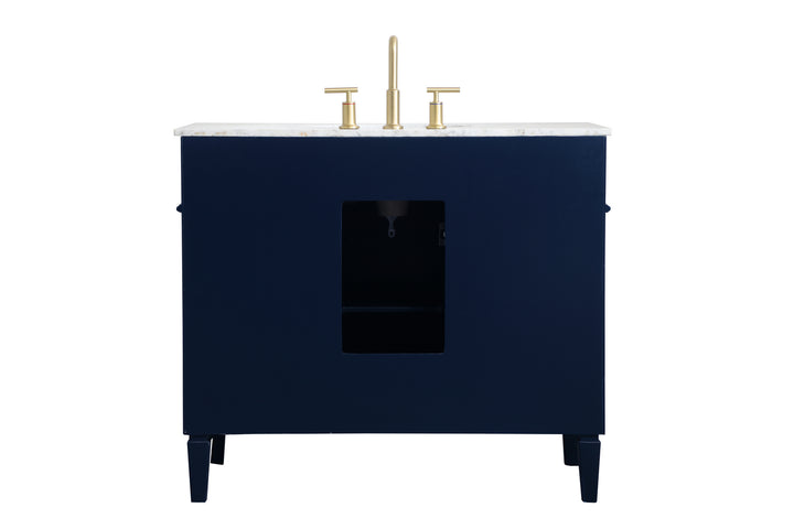 Elegant Lighting - VF12540BL - Single Bathroom Vanity - Park Avenue - blue