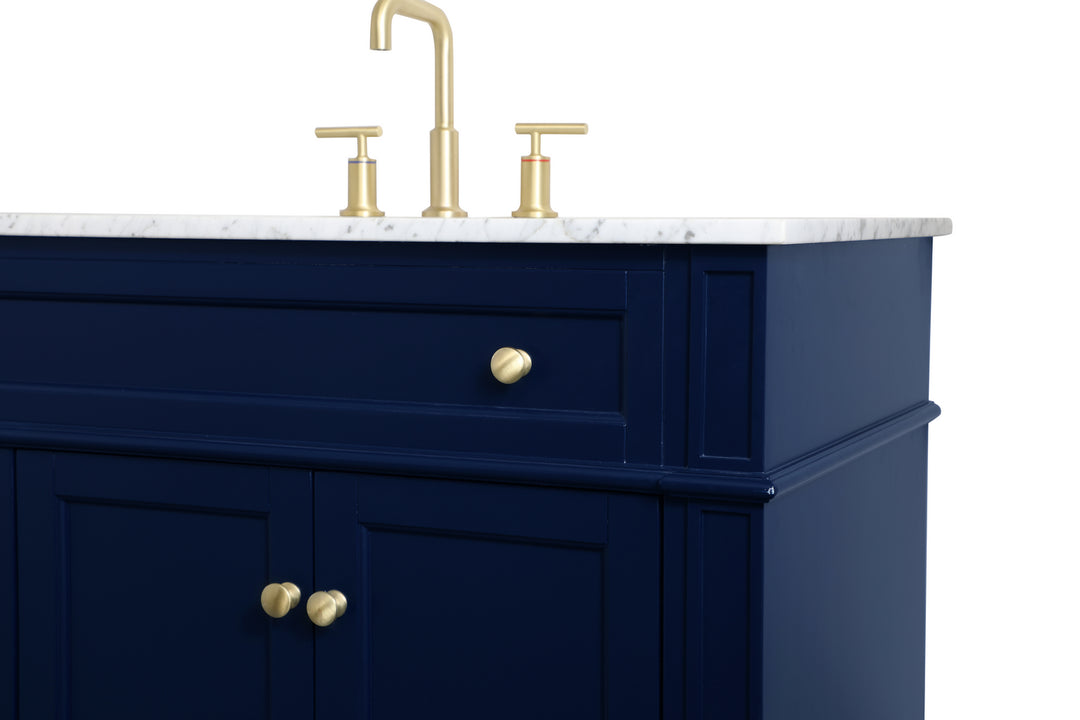 Elegant Lighting - VF12540BL - Single Bathroom Vanity - Park Avenue - blue