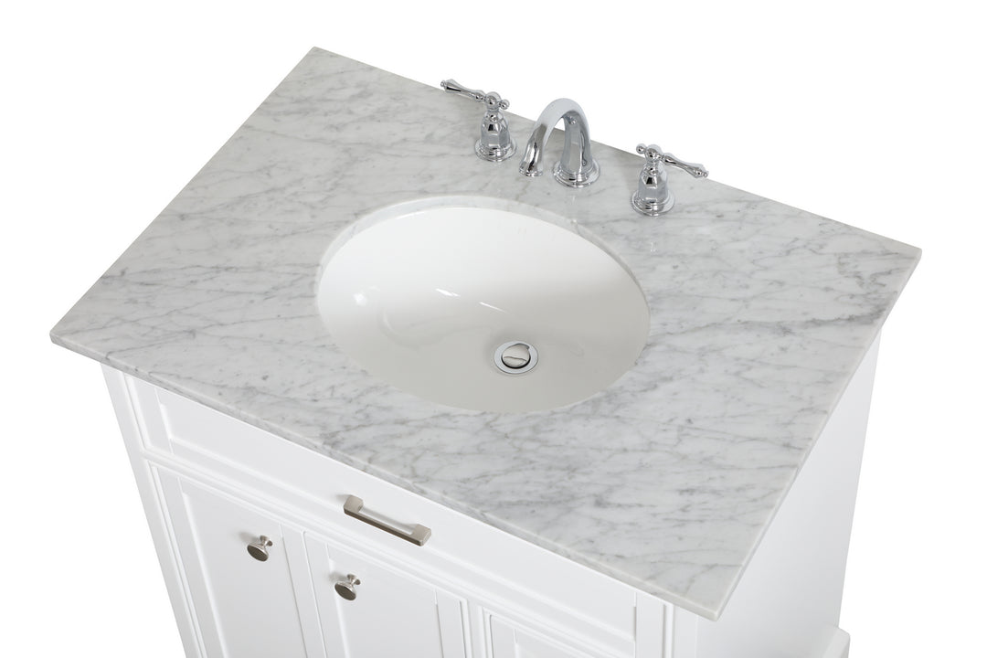 Elegant Lighting - VF15032WH - Single Bathroom Vanity - Americana - white