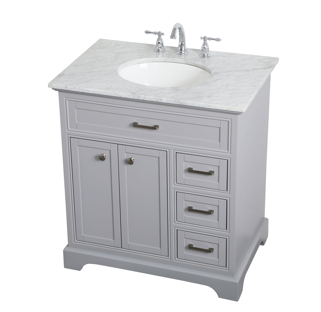 Elegant Lighting - VF15032GR - Single Bathroom Vanity - Americana - grey