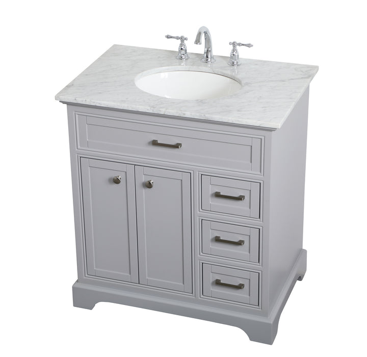 Elegant Lighting - VF15032GR - Single Bathroom Vanity - Americana - grey