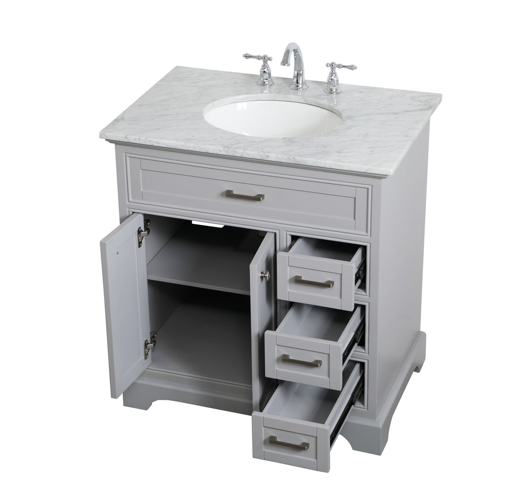 Elegant Lighting - VF15032GR - Single Bathroom Vanity - Americana - grey