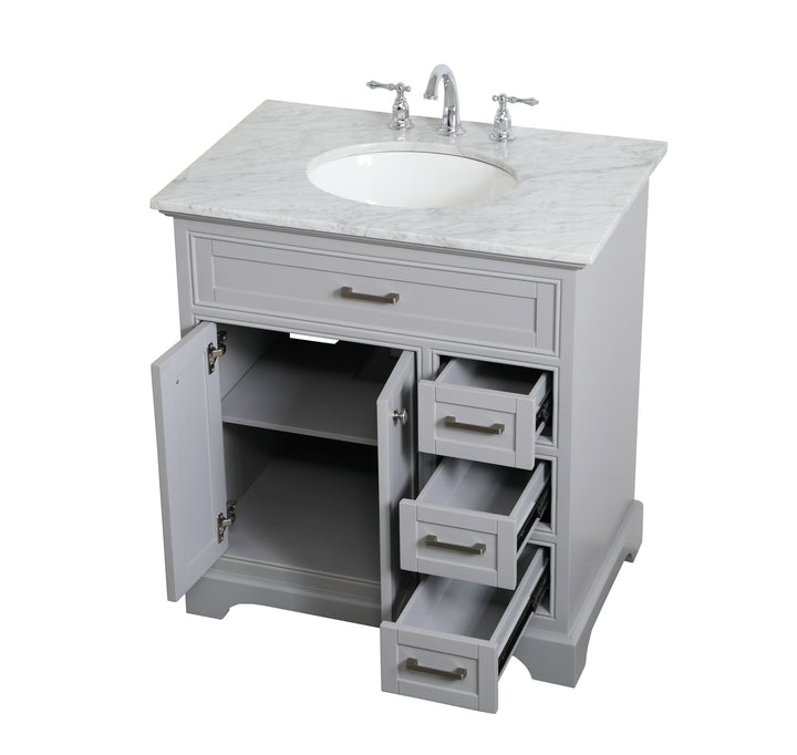 Elegant Lighting - VF15032GR - Single Bathroom Vanity - Americana - grey