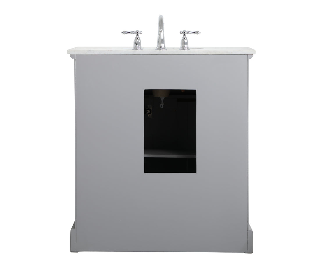 Elegant Lighting - VF15032GR - Single Bathroom Vanity - Americana - grey