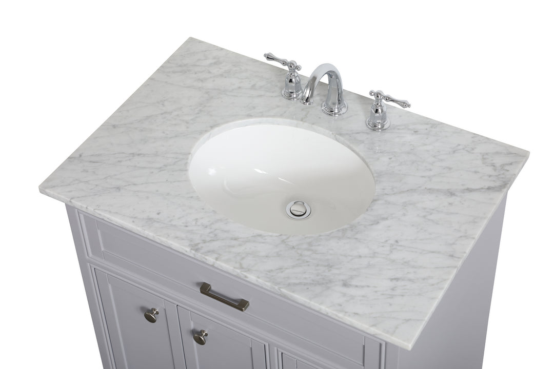 Elegant Lighting - VF15032GR - Single Bathroom Vanity - Americana - grey