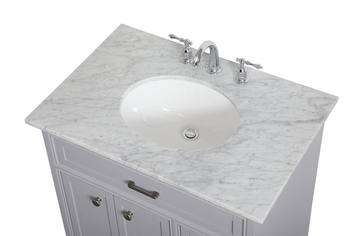 Elegant Lighting - VF15032GR - Single Bathroom Vanity - Americana - grey