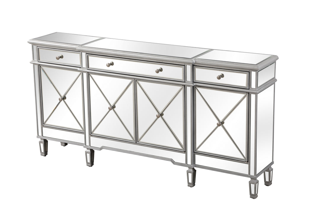 Elegant Lighting - MF6-2111SC - Credenza - Contempo - Silver
