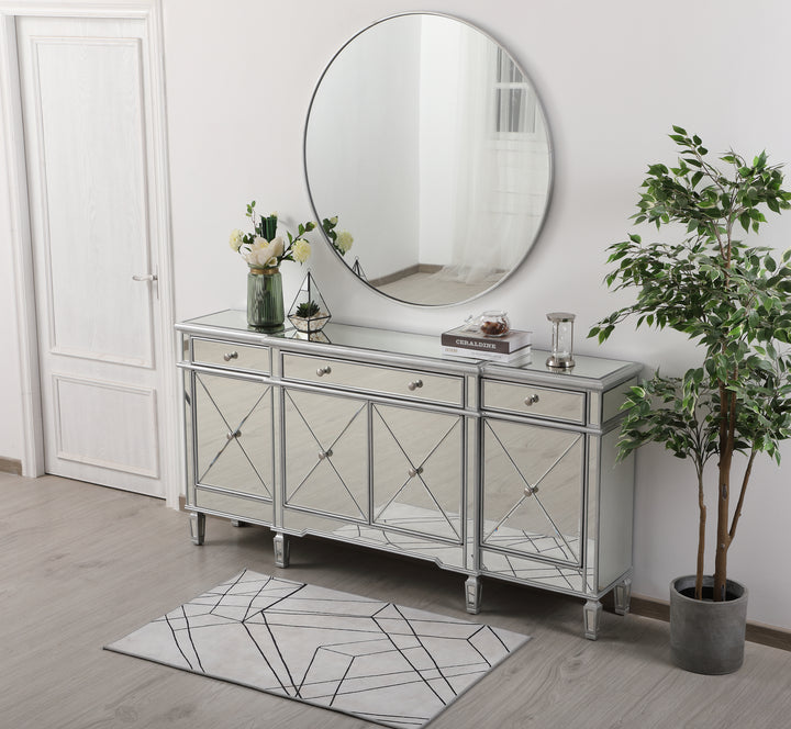Elegant Lighting - MF6-2111SC - Credenza - Contempo - Silver