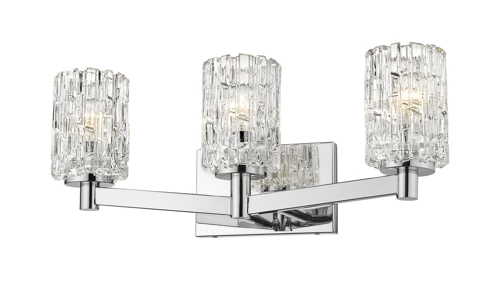 Z-Lite Canada - 1931-3V-CH - Three Light Vanity - Aubrey - Chrome