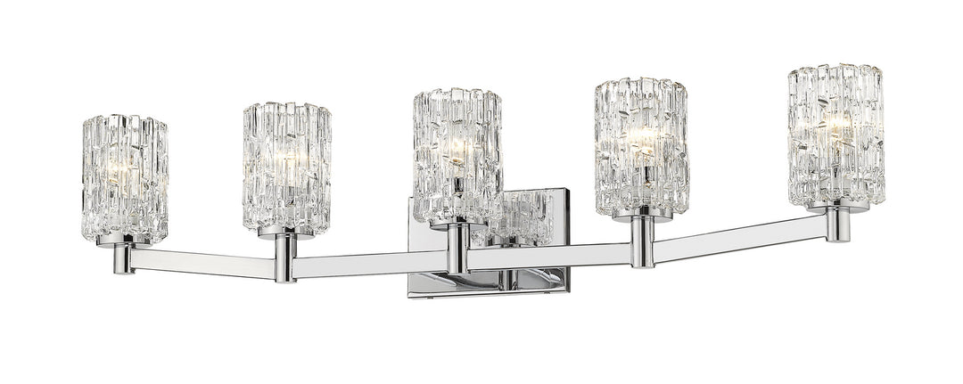 Z-Lite Canada - 1931-5V-CH - Five Light Vanity - Aubrey - Chrome