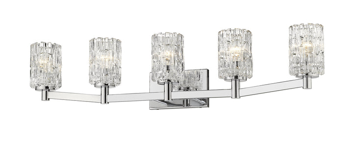 Z-Lite Canada - 1931-5V-CH - Five Light Vanity - Aubrey - Chrome
