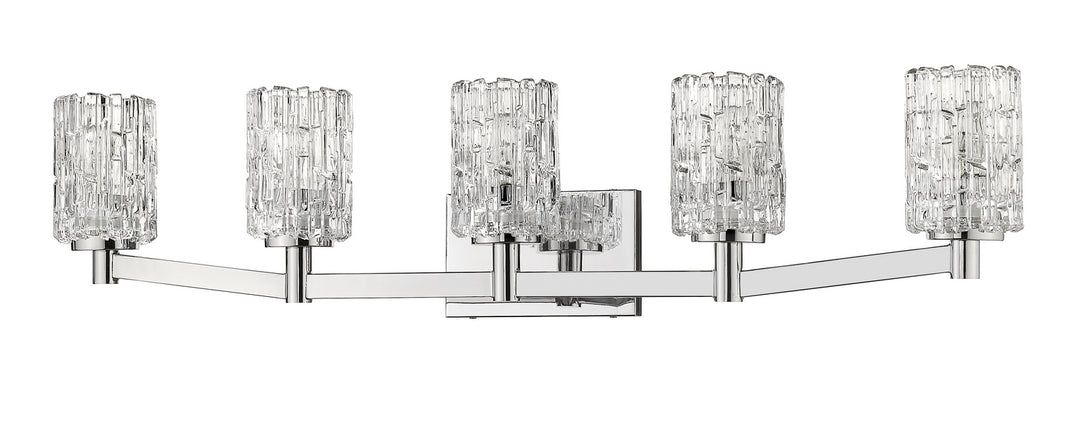 Z-Lite Canada - 1931-5V-CH - Five Light Vanity - Aubrey - Chrome