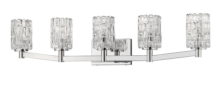 Z-Lite Canada - 1931-5V-CH - Five Light Vanity - Aubrey - Chrome