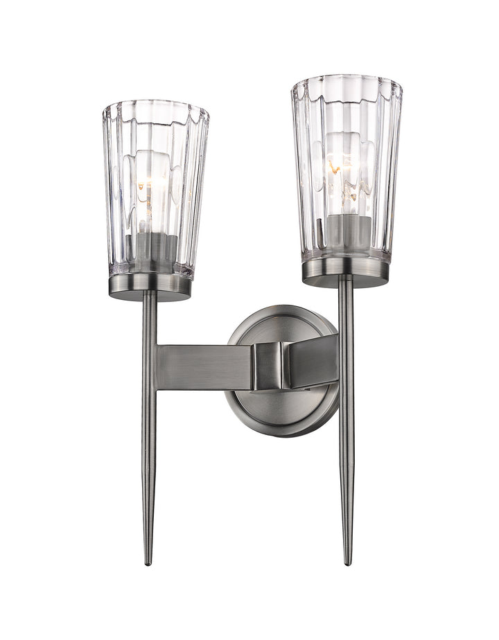 Z-Lite Canada - 1932-2S-AN - Two Light Wall Sconce - Flair - Antique Nickel
