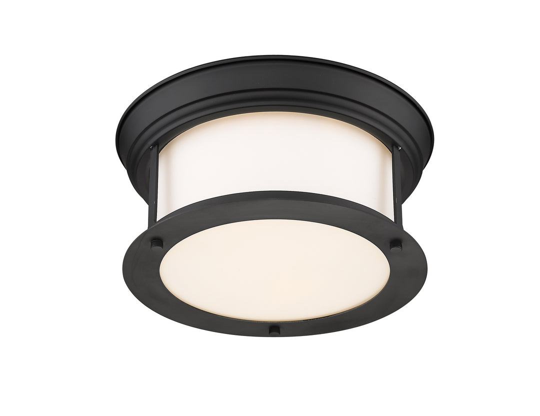 Z-Lite Canada - 2011F10-MB - Two Light Flush Mount - Sonna - Matte Black