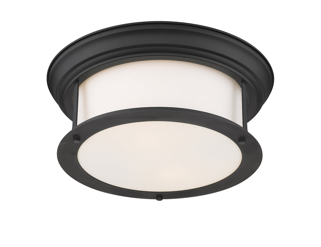 Z-Lite Canada - 2011F13-MB - Two Light Flush Mount - Sonna - Matte Black
