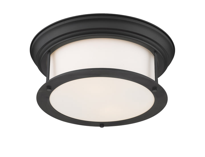 Z-Lite Canada - 2011F13-MB - Two Light Flush Mount - Sonna - Matte Black
