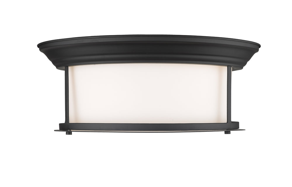 Z-Lite Canada - 2011F16-MB - Three Light Flush Mount - Sonna - Matte Black