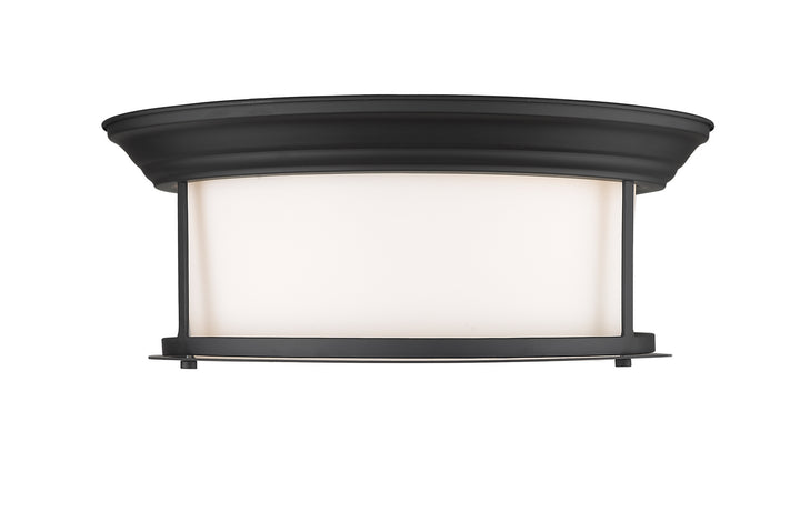 Z-Lite Canada - 2011F16-MB - Three Light Flush Mount - Sonna - Matte Black