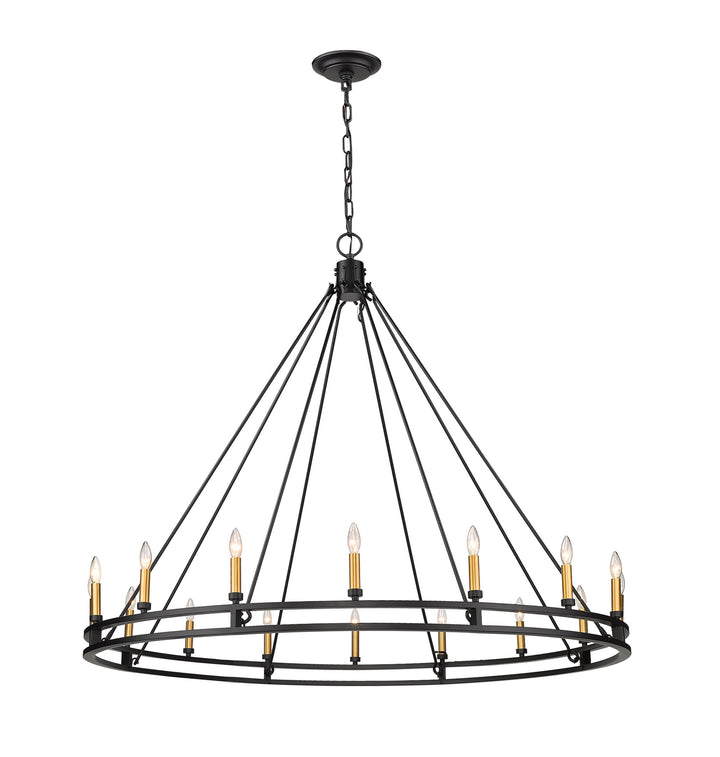 Z-Lite Canada - 4005-16MB - 16 Light Chandelier - Dennison - Matte Black
