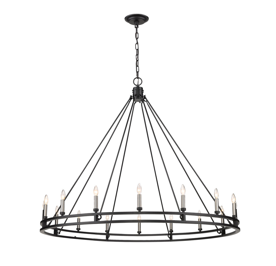 Z-Lite Canada - 4005-16MB - 16 Light Chandelier - Dennison - Matte Black