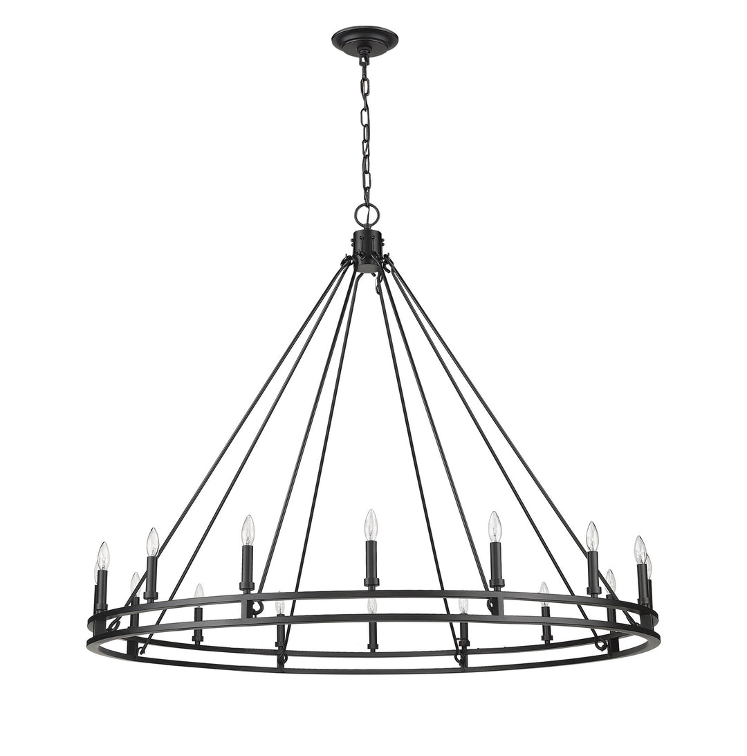 Z-Lite Canada - 4005-16MB - 16 Light Chandelier - Dennison - Matte Black