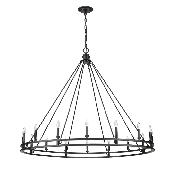 Z-Lite Canada - 4005-16MB - 16 Light Chandelier - Dennison - Matte Black