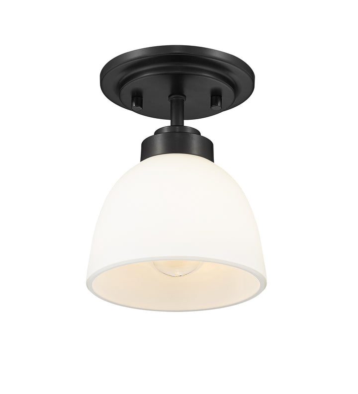 Z-Lite Canada - 443F1-MB - One Light Flush Mount - Ashton - Matte Black