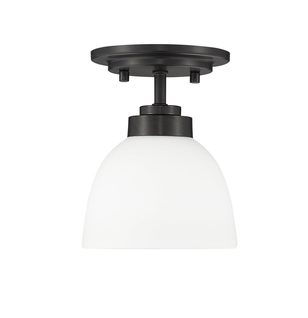 Z-Lite Canada - 443F1-MB - One Light Flush Mount - Ashton - Matte Black