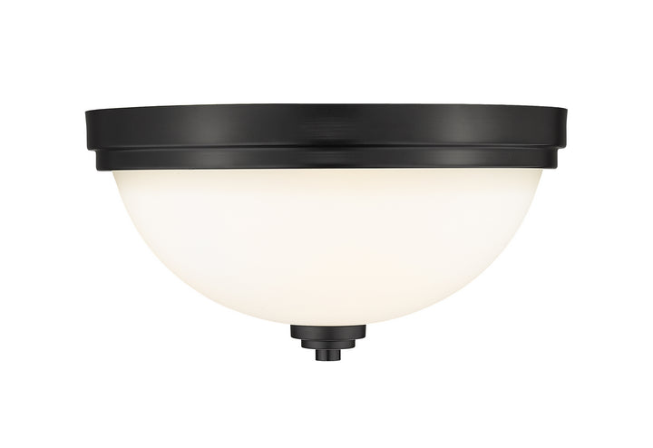 Z-Lite Canada - 443F2-MB - Two Light Flush Mount - Ashton - Matte Black