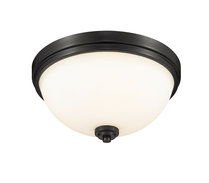Z-Lite Canada - 443F2-MB - Two Light Flush Mount - Ashton - Matte Black