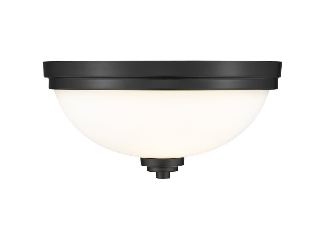 Z-Lite Canada - 443F3-MB - Three Light Flush Mount - Ashton - Matte Black