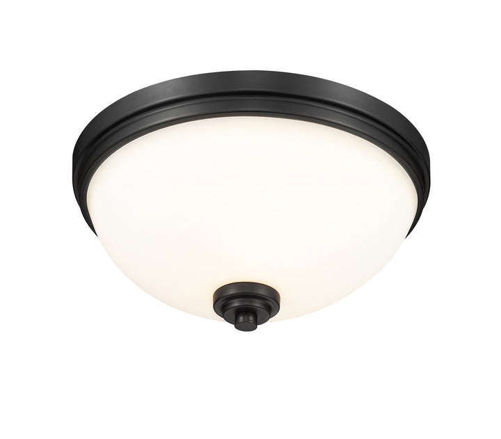 Z-Lite Canada - 443F3-MB - Three Light Flush Mount - Ashton - Matte Black