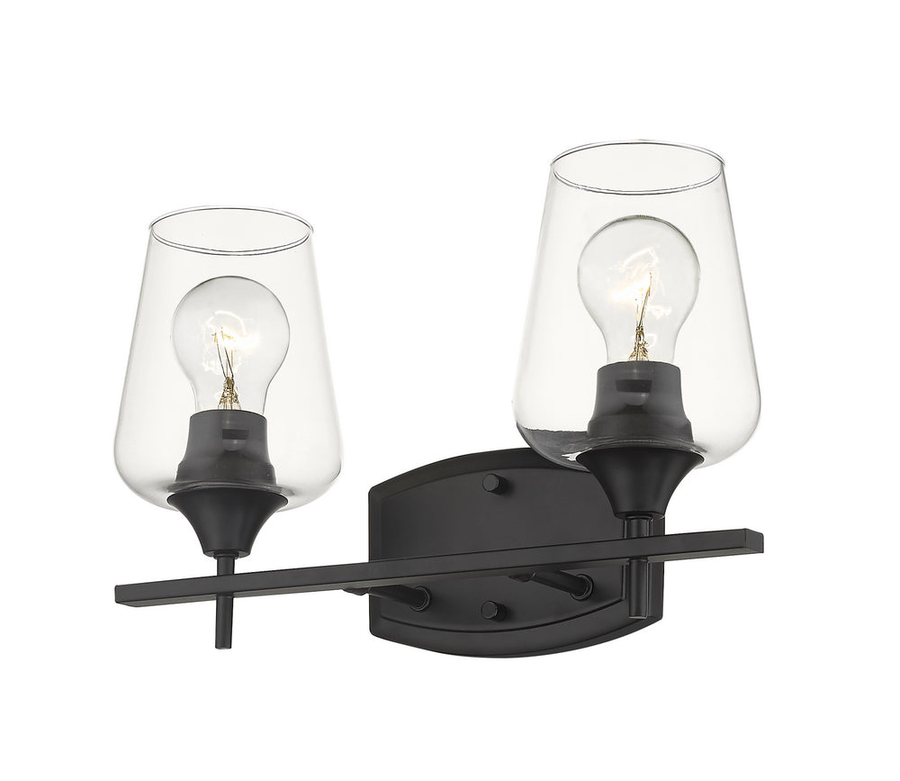 Z-Lite Canada - 473-2V-MB - Two Light Vanity - Joliet - Matte Black