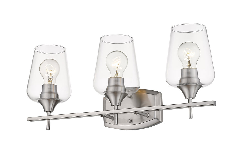 Z-Lite Canada - 473-3V-BN - Three Light Vanity - Joliet - Brushed Nickel
