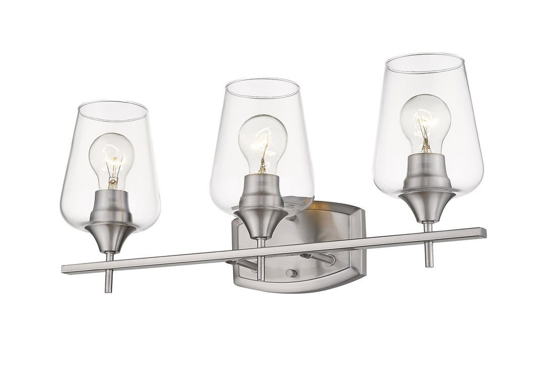 Z-Lite Canada - 473-3V-BN - Three Light Vanity - Joliet - Brushed Nickel