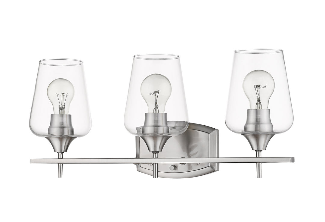 Z-Lite Canada - 473-3V-BN - Three Light Vanity - Joliet - Brushed Nickel
