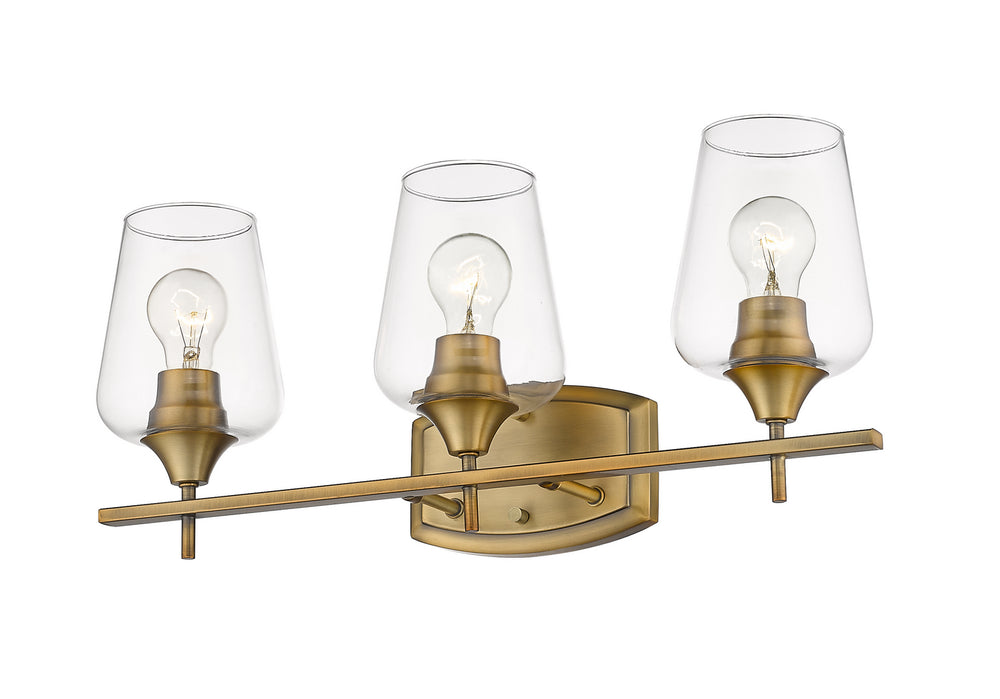 Z-Lite Canada - 473-3V-OBR - Three Light Vanity - Joliet - Olde Brass