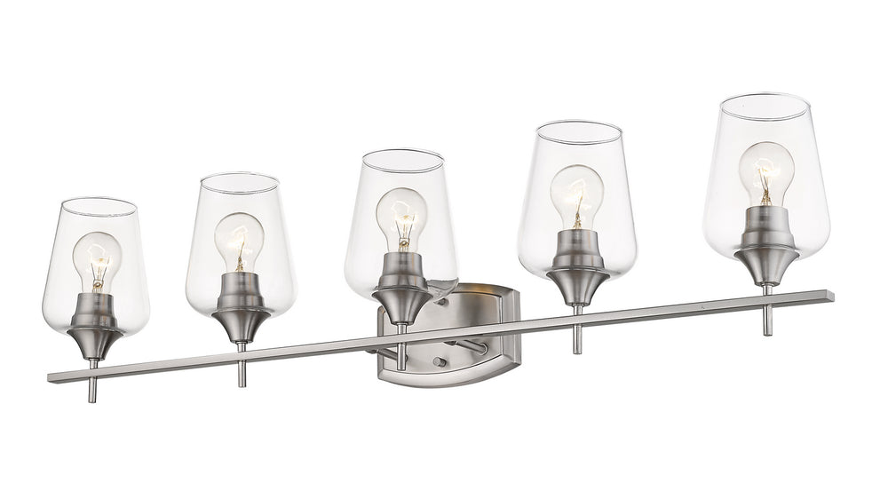 Z-Lite Canada - 473-5V-BN - Five Light Vanity - Joliet - Brushed Nickel