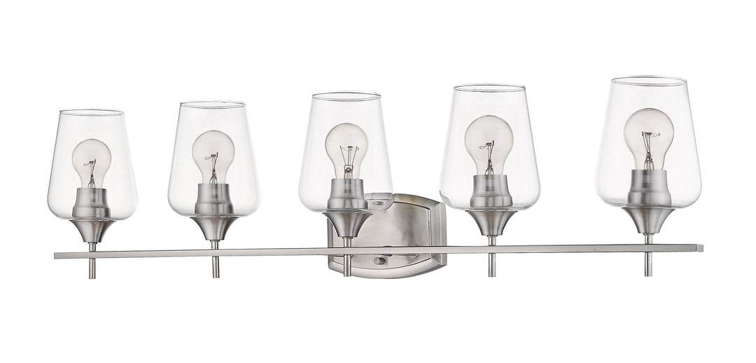 Z-Lite Canada - 473-5V-BN - Five Light Vanity - Joliet - Brushed Nickel