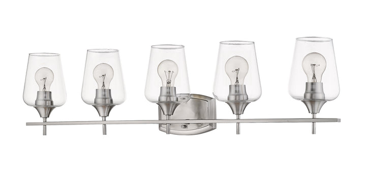 Z-Lite Canada - 473-5V-BN - Five Light Vanity - Joliet - Brushed Nickel